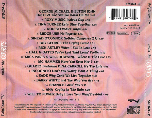 Various : Under The Covers (18 Classic Cover Versions) (CD, Comp)