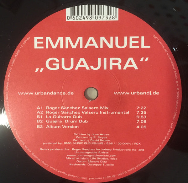 Emmanuel : Guajira (12")