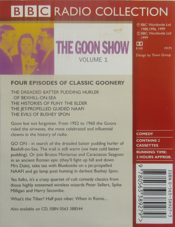 The Goons : Volume 1 "Moriarty, Where Are You?" (2xCass, Comp, RM)