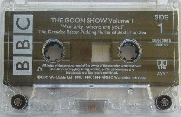 The Goons : Volume 1 "Moriarty, Where Are You?" (2xCass, Comp, RM)