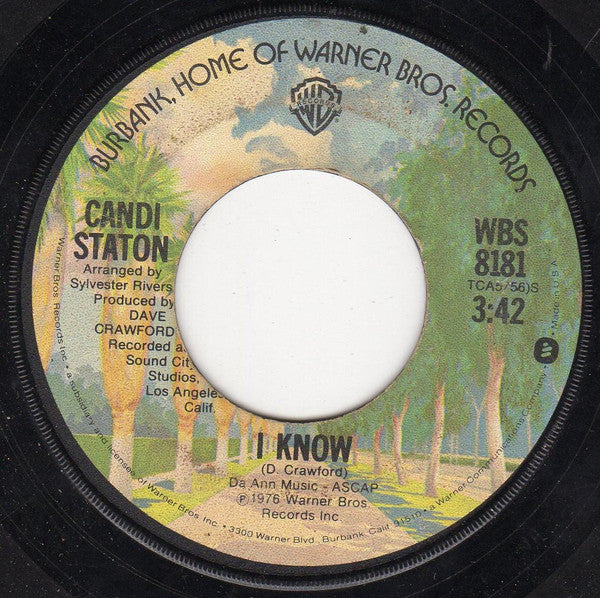 Candi Staton : Young Hearts Run Free (7", Jac)
