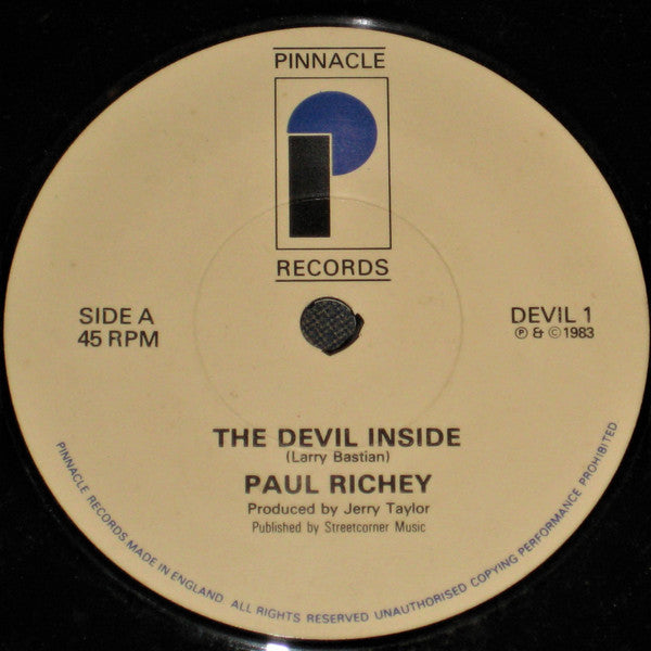 Paul Richey : The Devil Inside (7")