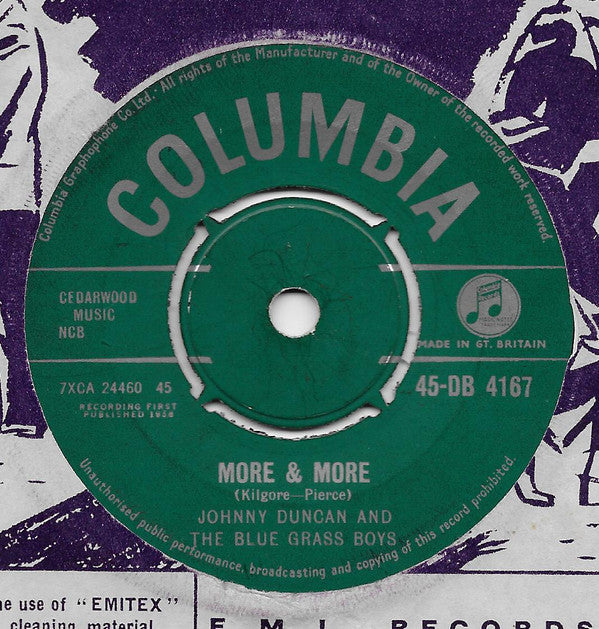 Johnny Duncan & His Blue Grass Boys : All Of The Monkeys Ain't In The Zoo (7", Single)
