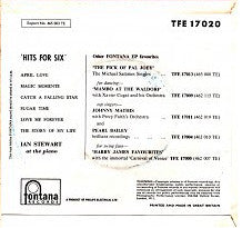 Ian Stewart (7) : Hits For Six (7", EP, Mono)