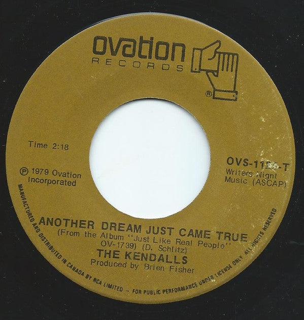 The Kendalls : Just Like Real People (7", Single)