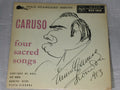 Enrico Caruso : Four Sacred Songs (7", EP, Comp)