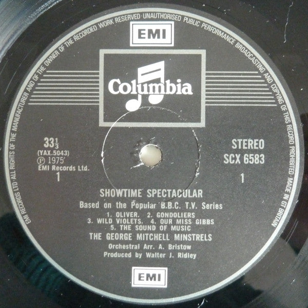 The George Mitchell Minstrels : Showtime Spectacular (LP)