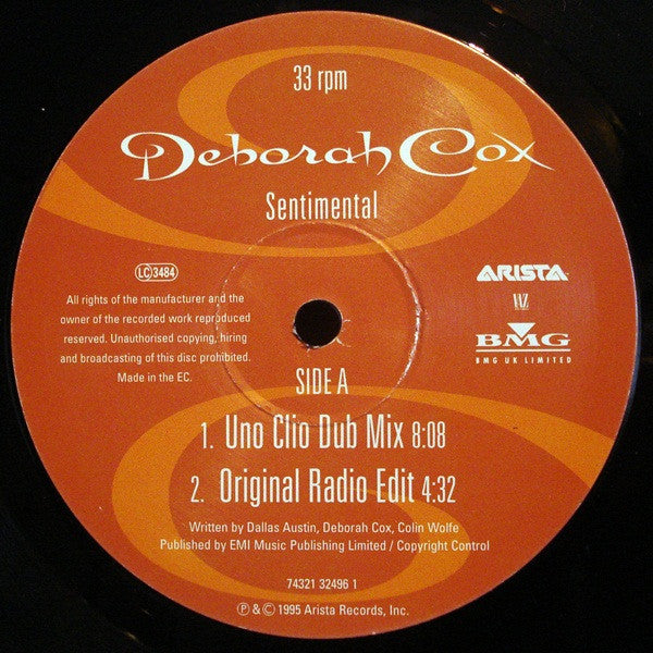 Deborah Cox : Sentimental (12")