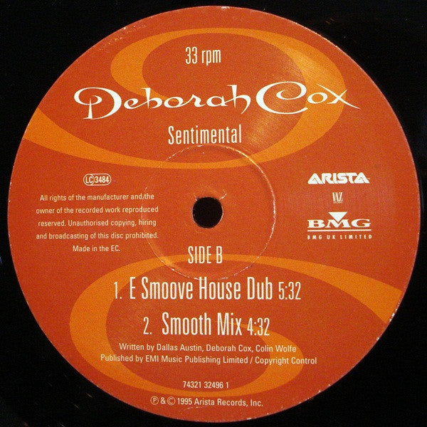 Deborah Cox : Sentimental (12")