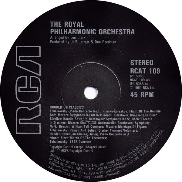The Royal Philharmonic Orchestra* : Hooked On Classics (12")
