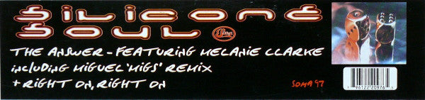 Silicone Soul : The Answer / Right On, Right On (12")