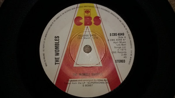 The Wombles : The Womble Shuffle (7", Single, Promo)