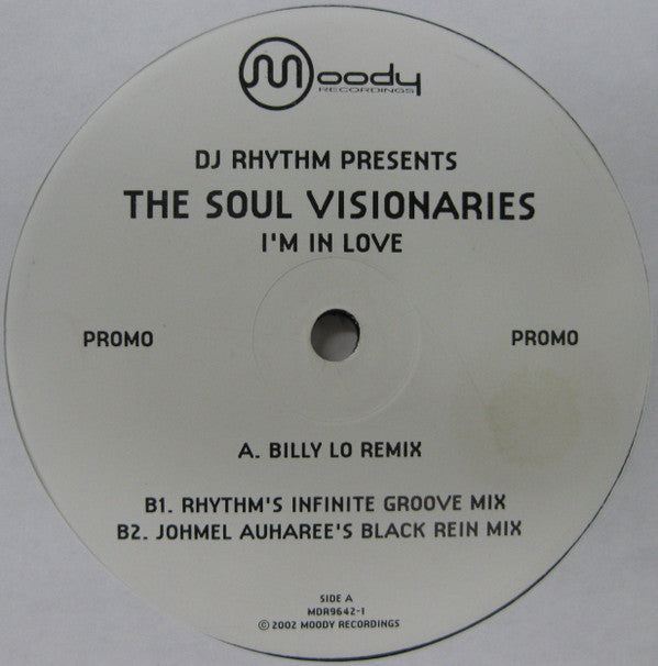 DJ Rhythm Presents The Soul Visionaries : I'm In Love (12", Promo)