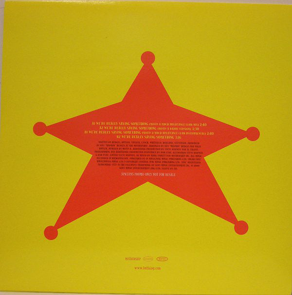 Buffalo G : We're Really Saying Something (12", Promo)