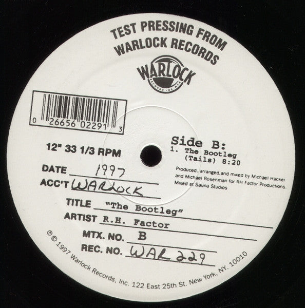 RH Factor : The Bootleg (12", TP)
