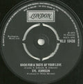 Syl Johnson : Back For A Taste Of Your Love (7", Single)