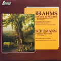 Johannes Brahms / Robert Schumann, Ruggiero Ricci, Giorgio Ricci (2), Kurt Masur, New Philharmonia Orchestra, Gewandhausorchester Leipzig : Double Concerto In A Minor For Violin, Cello & Orchestra/ Fantasy For Violin & Orchestra (LP)