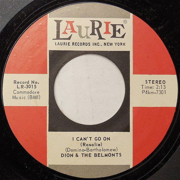 Dion & The Belmonts : No One Knows (7", Single, RE)