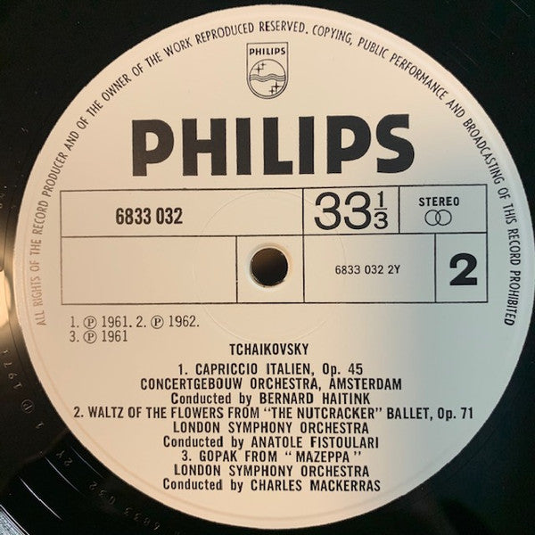 Pyotr Ilyich Tchaikovsky : 1840~1893 The World Of Tchaikovsky (LP, Comp)