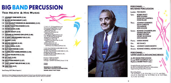 Ted Heath And His Music : Big Band Percussion (CD, Album, RE)