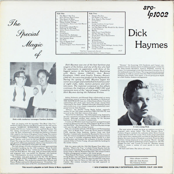Dick Haymes : The Special Magic Of Dick Haymes (LP, Comp, Mono, Ltd)
