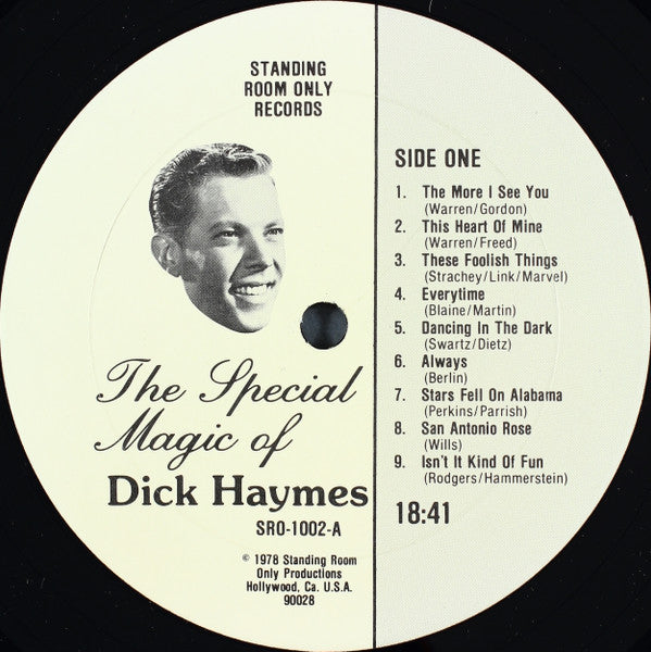 Dick Haymes : The Special Magic Of Dick Haymes (LP, Comp, Mono, Ltd)
