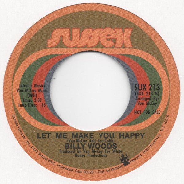 Billy Woods (2) : That Was The Love That Was / Let Me Make You Happy (7", RE)