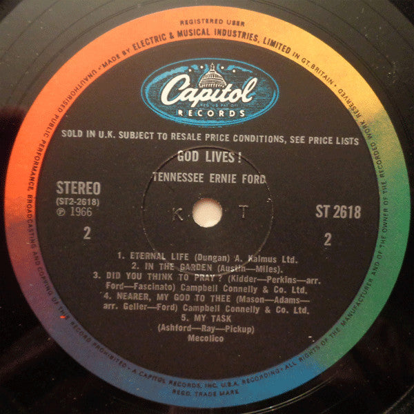 Tennessee Ernie Ford : God Lives! (LP)