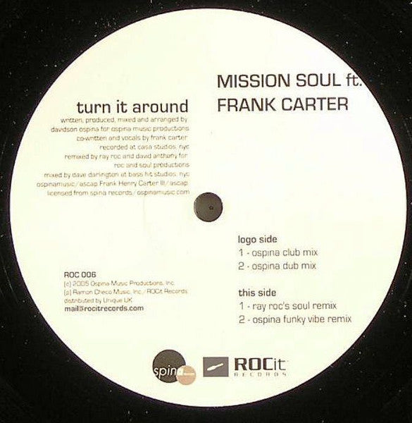 Mission Soul Featuring Frank Carter : Turn It Around (12")