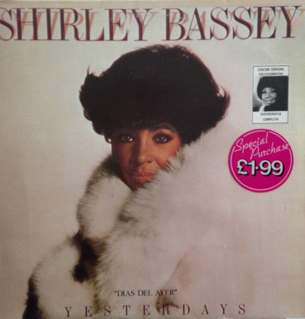 Shirley Bassey : Yesterdays = Días Del Ayer (LP, Album, RE)