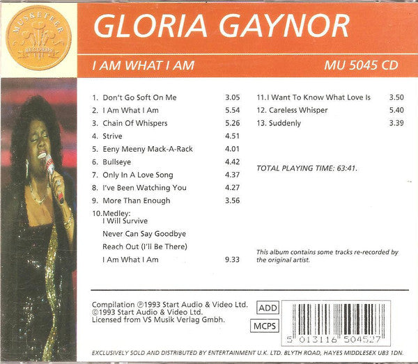 Gloria Gaynor : I Am What I Am (CD, Album, Comp)