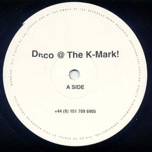 Disco At The K-Mark : Disco @ The K-Mark! / Aquaman (12")