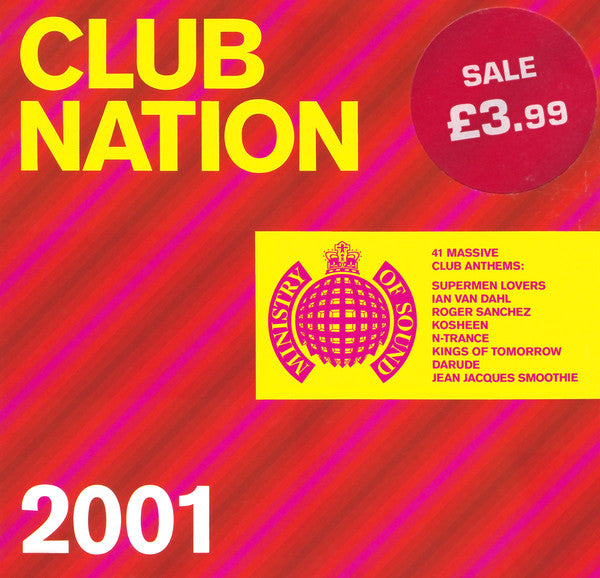 Various : Club Nation 2001 (2xCD, Mixed)