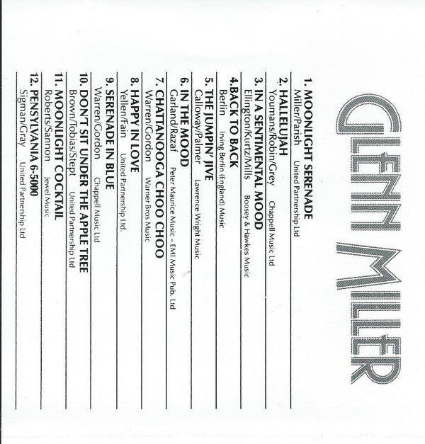 Glenn Miller : Glenn Miller (CD, Comp)