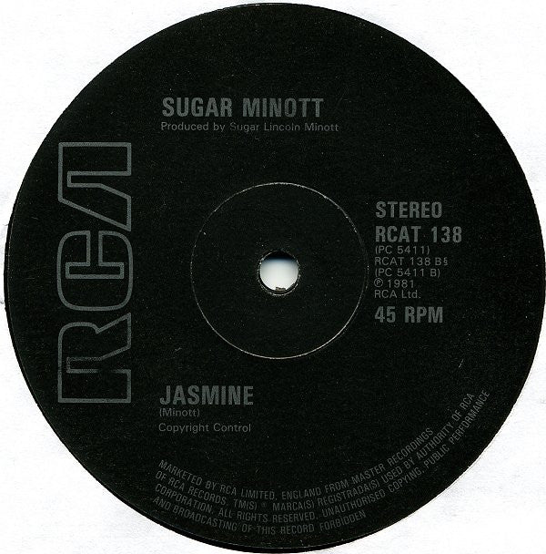 Sugar Minott : Never My Love (12")