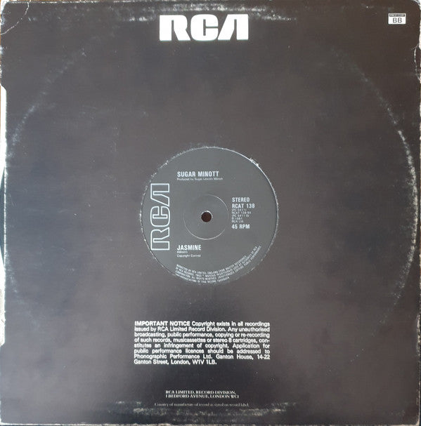 Sugar Minott : Never My Love (12")
