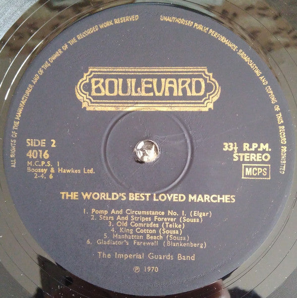 The Imperial Guards Band : The World's Best Loved Marches (LP)