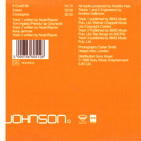 Johnson : It Could Be (CD, Single)
