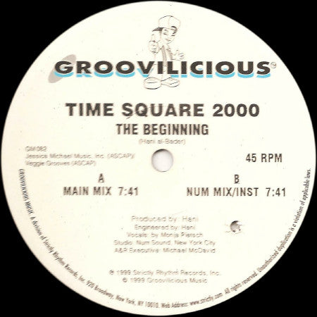 Hani : Time Square 2000 (The Beginning) (12")