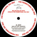 Al Kent : Back In Love (Remixes) (12", Promo)