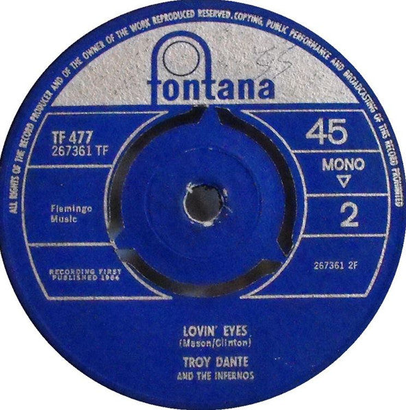 Troy Dante & The Infernos : This Little Girl (7", Single, Mono)