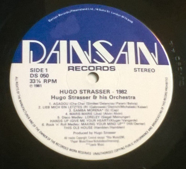 Hugo Strasser Und Sein Tanzorchester : 1982 (LP)