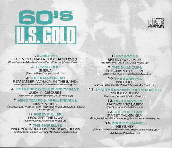 Various : 60's U.S. Gold (CD, Comp)