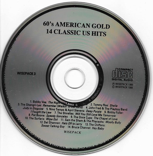 Various : 60's U.S. Gold (CD, Comp)