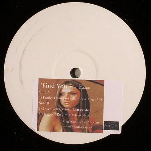 Magic Conductor & Ramsey : Find You (12", Unofficial)