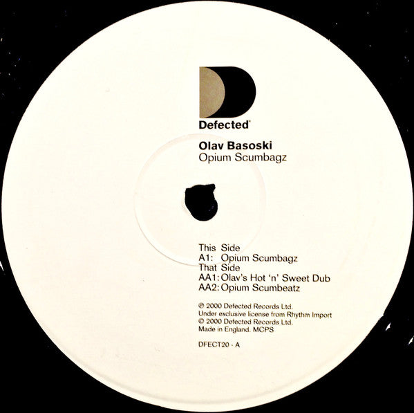 Olav Basoski : Opium Scumbagz (12")