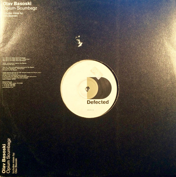 Olav Basoski : Opium Scumbagz (12")