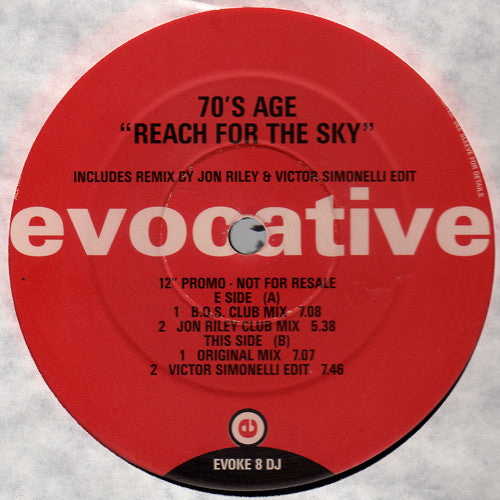 70's Age : Reach For The Sky (2x12", Promo)