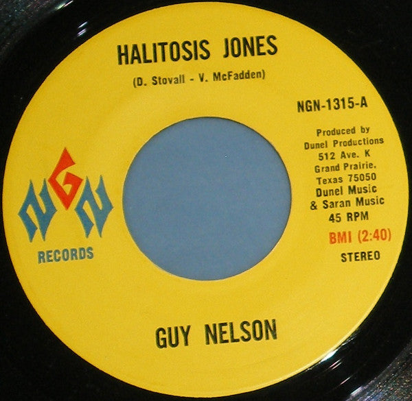 Guy Nelson : Halitosis Jones (7", Single)