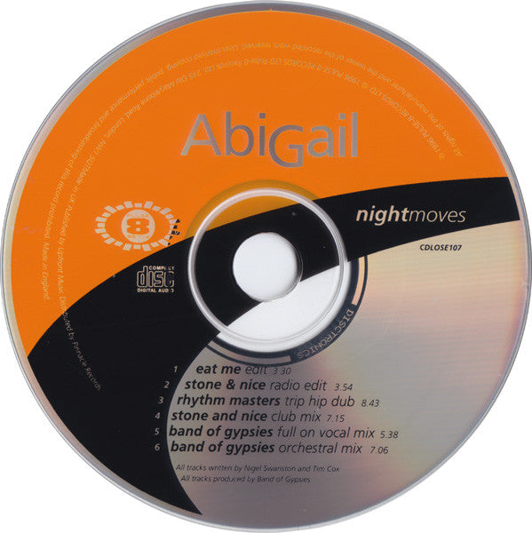 Abigail : Night Moves (CD, Single)